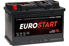 Аккумулятор Eurostart Extra Power (75 Ah) L+ EU751E