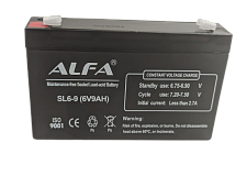 Аккумулятор ALFA 6V-9Ah F1 (6V9Ah) UPS