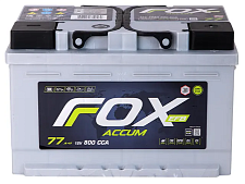 Аккумулятор FOXACCUM EFB (77 Ah) LB