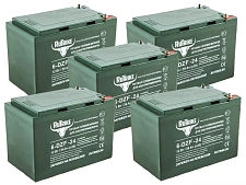 Комплект аккумуляторов RuTrike 6-DZF-24 (60V24Ah) C2