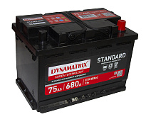 Аккумулятор DYNAMATRIX-KOREA STANDART (75 Ah) DEB740