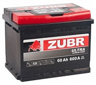 Аккумулятор Zubr Ultra (60 Ah) L+ ZU601S