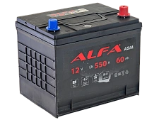Аккумулятор ALFA Asia (60 Ah) борт D23