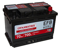 Аккумулятор DYNAMATRIX-KOREA EFB (70 Ah) DEL700
