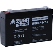 Аккумулятор ZUBR GP 6V 7.2, KIJO (6V / 7.2Ah)