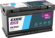 Аккумулятор Exide AGM EK960 (96 Ah) L5