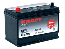 Аккумулятор Kraft Asia EFB (100 Ah) L+ D31