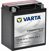 Аккумулятор Varta Powersports AGM YTX16-4-1/YTX16-BS-1  (14 Ah) YTX16 (514901021)