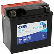 Аккумулятор Exide ETX5L-BS (4 Ah) YTX5L