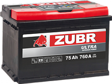 Аккумулятор Zubr Ultra (75 Ah) L+ ZU751S