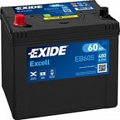 Аккумулятор Exide Excell Asia EB605 (60 Ah) L+ D23