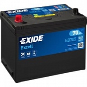Аккумулятор Exide Excell Asia EB705 (70 Ah) L+ D26