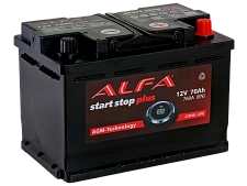Аккумулятор ALFA AGM (70 Ah)