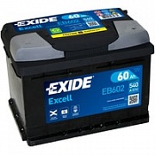 Аккумулятор Exide Excell EB602 (60 Ah)