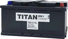 Аккумулятор TITAN STANDART (100 Ah) L+ 4607008888027