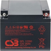 Аккумулятор CSB GPL 12260 (12V / 26Ah)