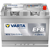 Аккумулятор Varta Dynamic EFB Asia N72 (72 Ah) D26 572501076