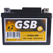Аккумулятор GSB (4 Ah) YTX4L-BS