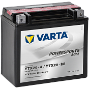 Аккумулятор Varta Powersports AGM YTX20-4/YTX20-BS (18 Ah) YTX20 (518902026)