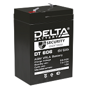 Аккумулятор Delta DT 606 (6V / 6Ah)
