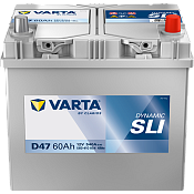 Аккумулятор Varta Dynamic SLI Asia D47 (60 Ah) D23 560410054
