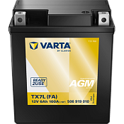 Аккумулятор Varta Powersports AGM Active TX7L (FA) (6 Ah) YTX7L (506919010)