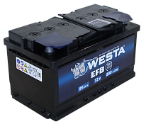 Аккумулятор Westa EFB 6СТ-85 VLR (85 Ah) LB4