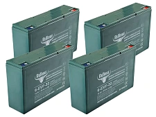 Комплект аккумуляторов RuTrike 6-EVF-32 (48V32Ah) C3