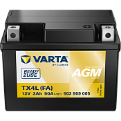 Аккумулятор Varta Powersports AGM Active TX4L (FA) (4 Ah) YTX4L (503909005)