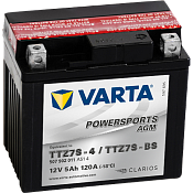 Аккумулятор Varta Powersports AGM TTZ7S-4/TTZ7S-BS (5 Ah) YTZ7S (507902011)
