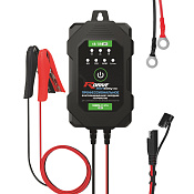 Влагозащищенное зарядное устройство RDrive StartEasy PRO C1.5P-Li (6/12V,  от 1 до 30Ah)
